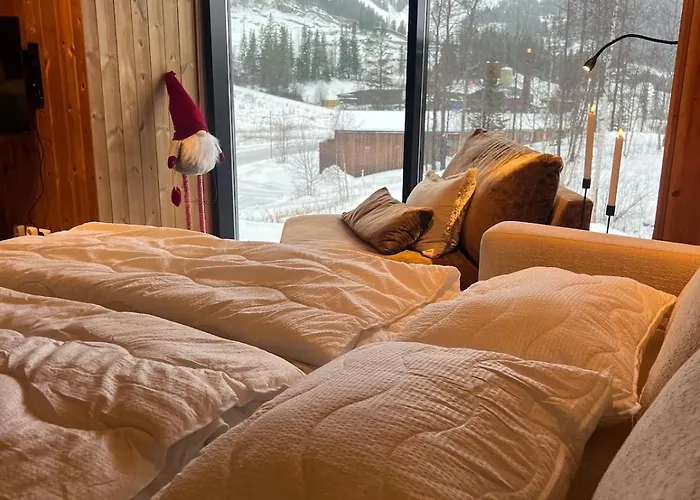 Charming And Modern Ski-in Ski-out 木屋 海姆瑟达尔