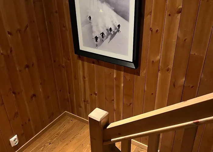 Charming And Modern Ski-in Ski-out 木屋 海姆瑟达尔